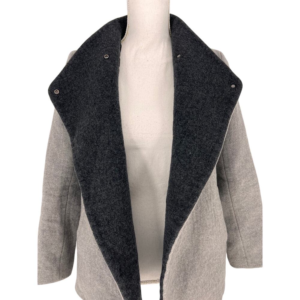 Theory Naomo Virgin Wool-Blend Jacket in Charcoal Light Heather - Picture 6 of 15